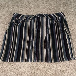 striped mini skirt from nordstrom